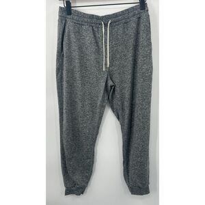 Vuori Performance Dreamknit Jogger Heather Gray Drawstring Waist Lounge Size S